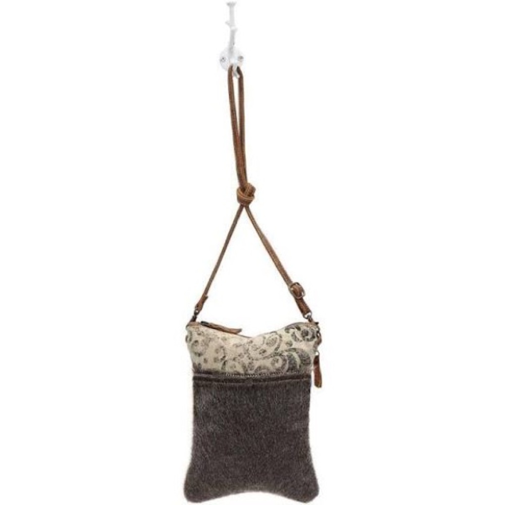 Myra Cowhide Crossbody Purse